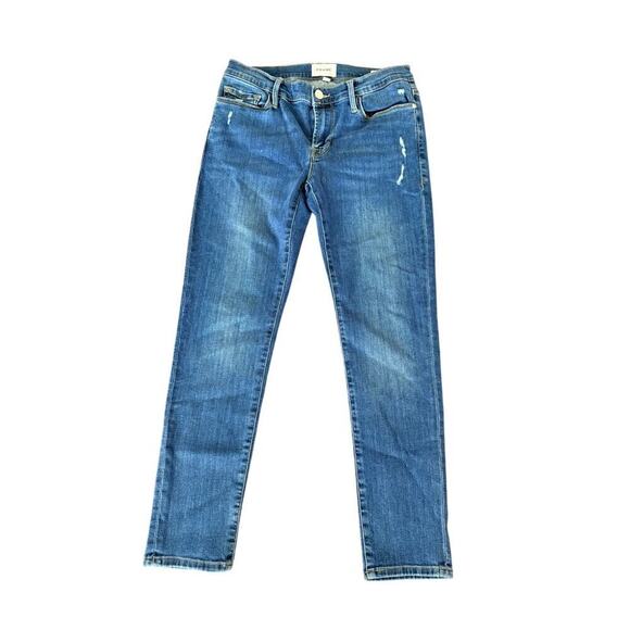 FRAME le garcon Jeans Light Wash Mid-Rise $238 - 28 - Picture 2 of 5